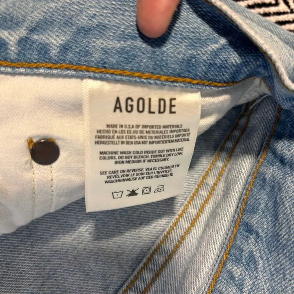 AGOLDE | Lana Slice Jeans Straight Leg Mid Rise | Sz 30 | NWOT - Picture 5 of 9